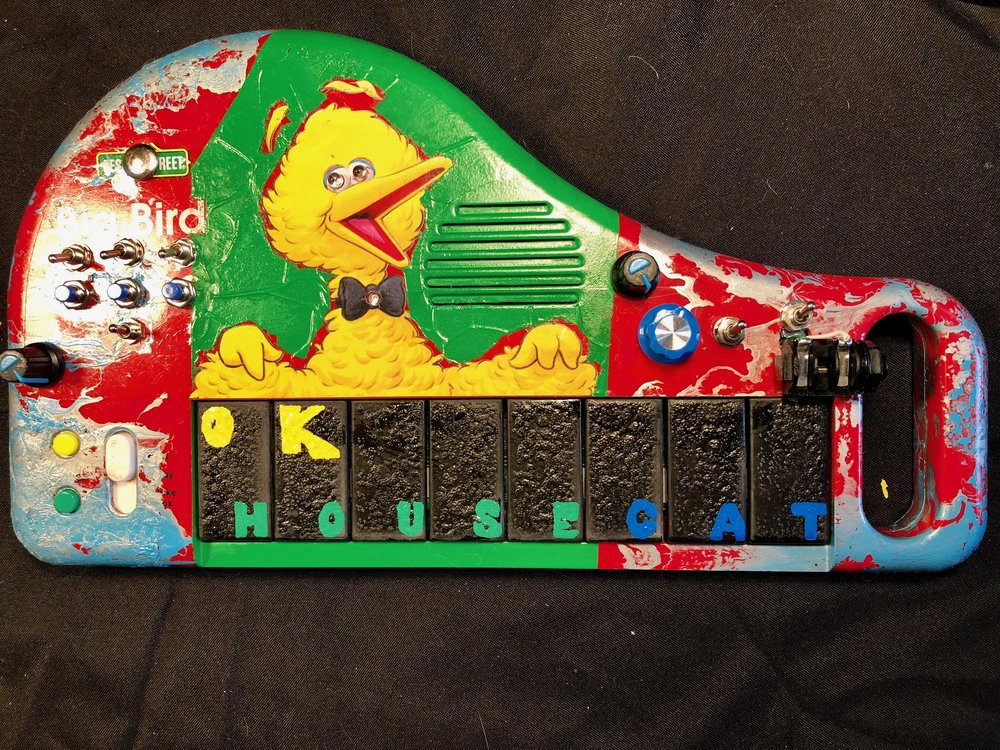 Circuit bent Big Bird's Piano